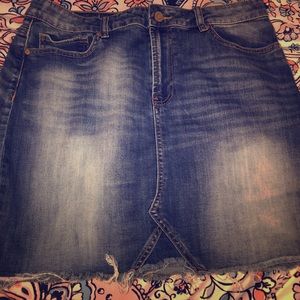 Jean skirt